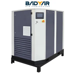 Two-stage screw compressor