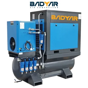 Laser-specific screw compressor