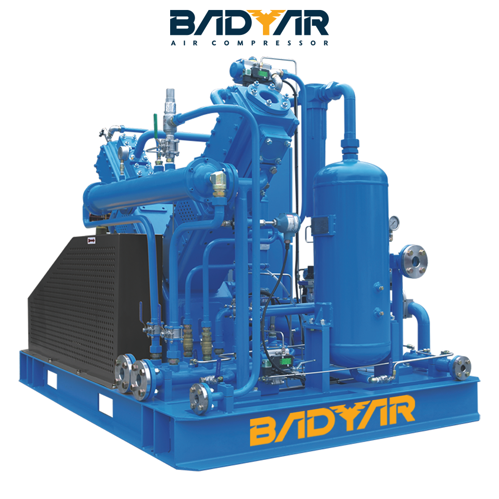 Booster for oxygen, nitrogen and hydrogen gas